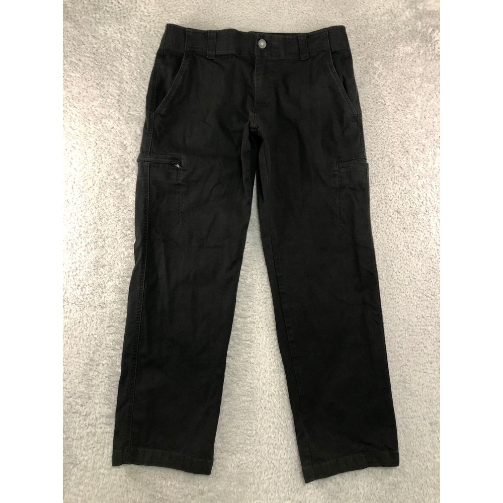 Lee Pants Men 32x28 (Tag 33x30) Black Extreme Motion Regular Straight Cargo